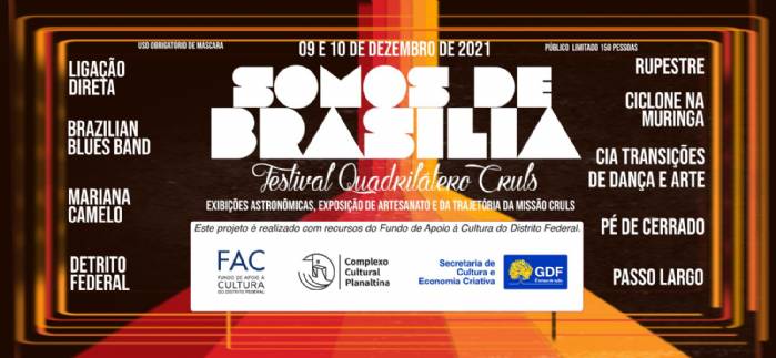 Planaltina recebe a 5ª edição do Festival Quadrilátero Cruls - Somos de Brasília!