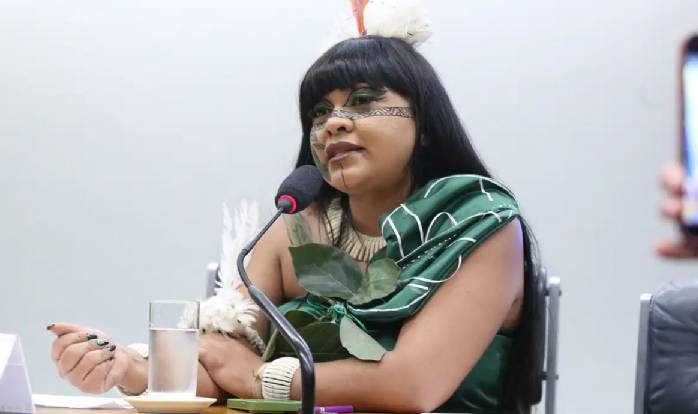 Célia Xakriabá pede que PF investigue violência em marcha indígena