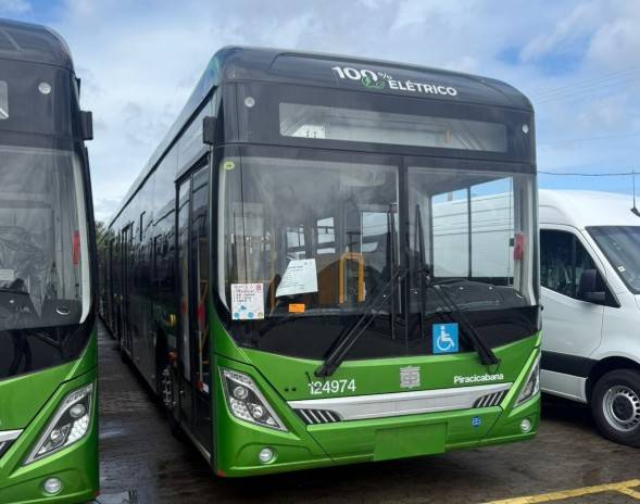 DF começa a receber os 90 novos ônibus elétricos