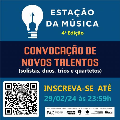 Estação da Música seleciona talentos da música erudita do DF para espetáculos