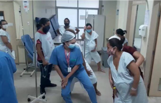 Após dança, gestantes dão à luz no Hospital de Santa Maria