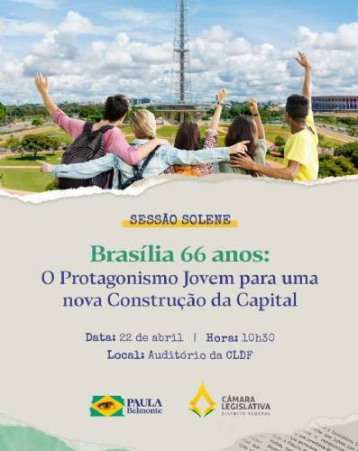 Celebração os 66 anos de Brasília na CLDF