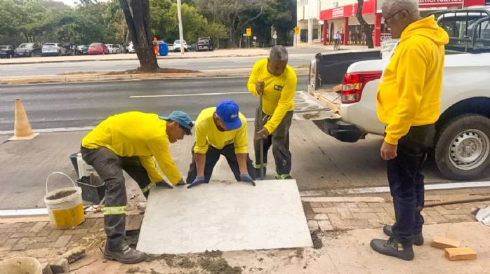 Mais segurança e cuidado com a cidade: Substituição de mais 46 tamps de concreto no Plano Piloto