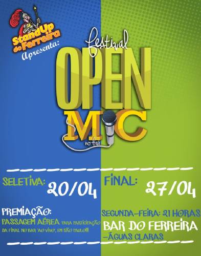 Festival Open Mic do Stand Up do Ferreira