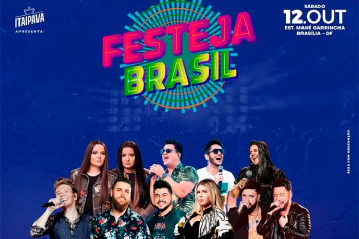 Brasília recebe Festeja Brasil dia 12 de outubro