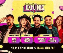 Festival ExpoMix Brasil chega pela primeira vez a Planaltina com três dias de shows