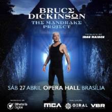 Bruce Dickinson com projeto solo, neste sábado em Brasília!