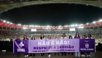 Campanha no Rio traz mais segurança para mulheres nos estádios