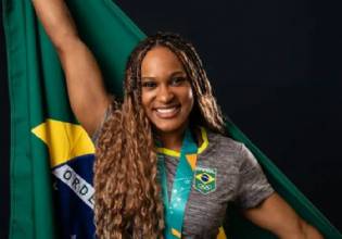 Rebeca Andrade é indicada ao Oscar do Esporte